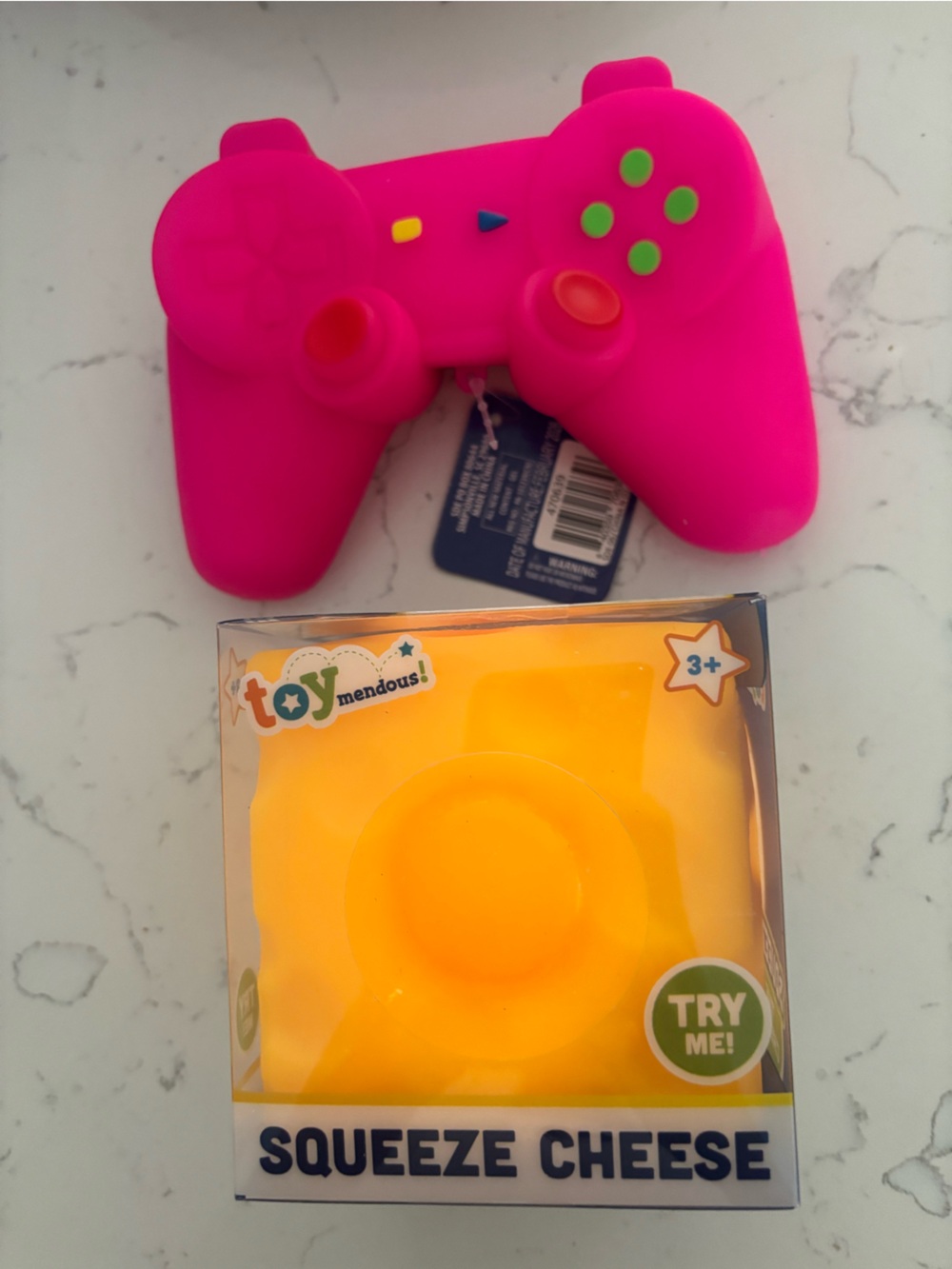 🎮🧀 Squishy Controller & Cheese Bundle